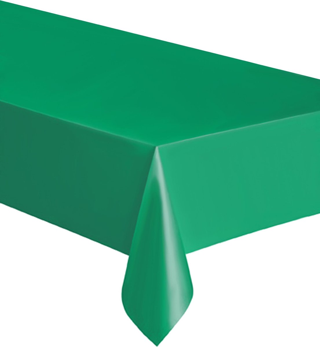 UNIQUE - Rechthoekig tafelkleed in smaragdgroen plastic - Decoratie > Tafelkleden, placemats en tafellopers